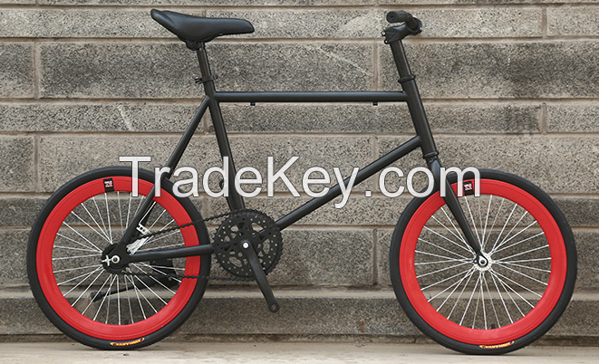 high quality mini 20inch kids fixed gear bike fixie bicycle Chinese factory