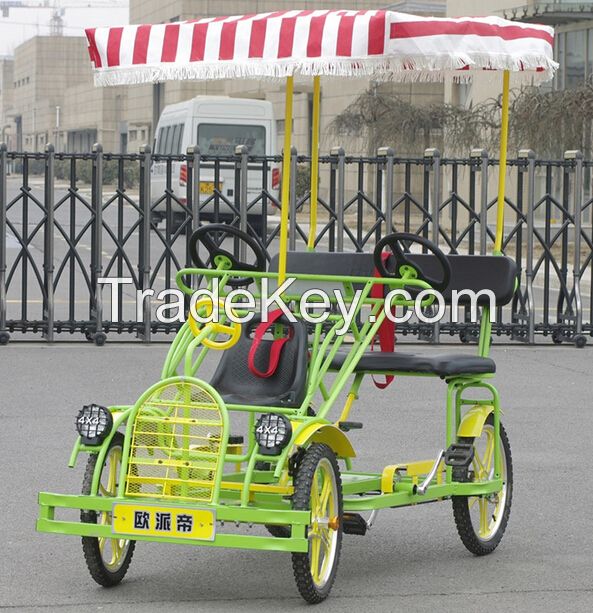 2seaters lovers sightseeing bike tandem bicycle with kid seat