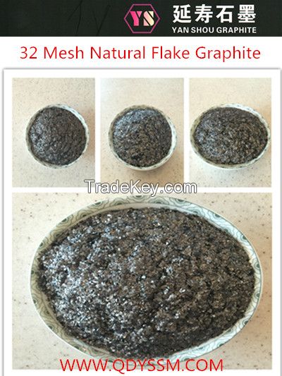 Natural Flake Graphite Factory Supply +32 mesh