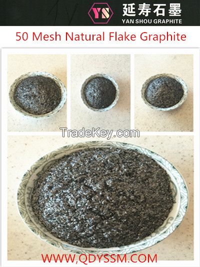 Natural Flake Graphite Factory Supply +50 mesh