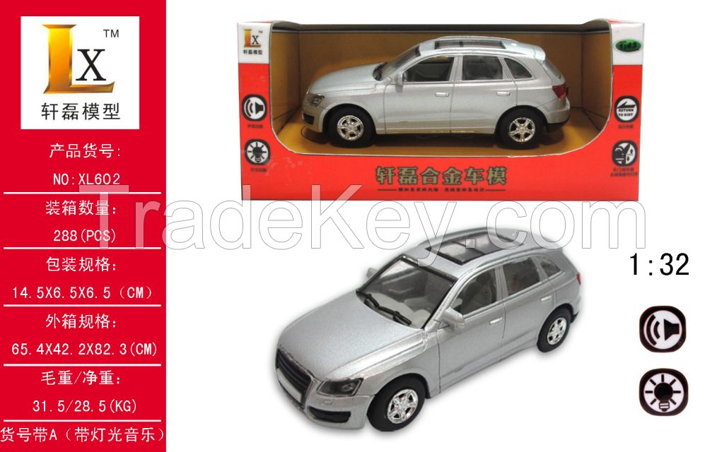 1:43 pull back alloy car