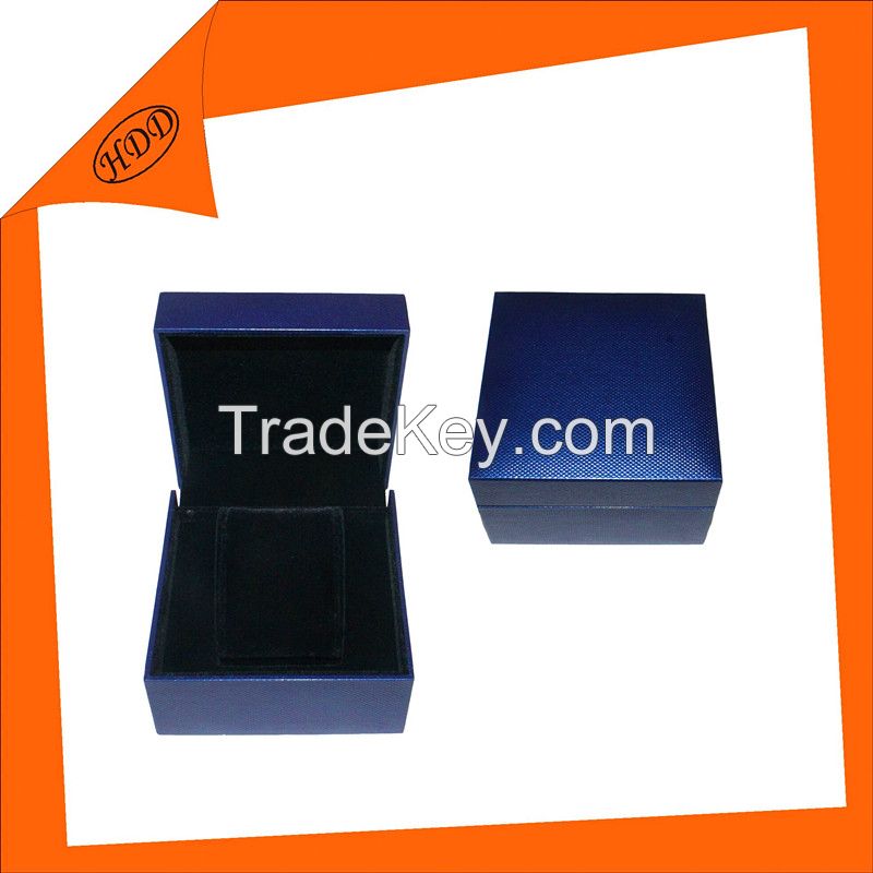 Custom logo leather bangle/watch jewelry box