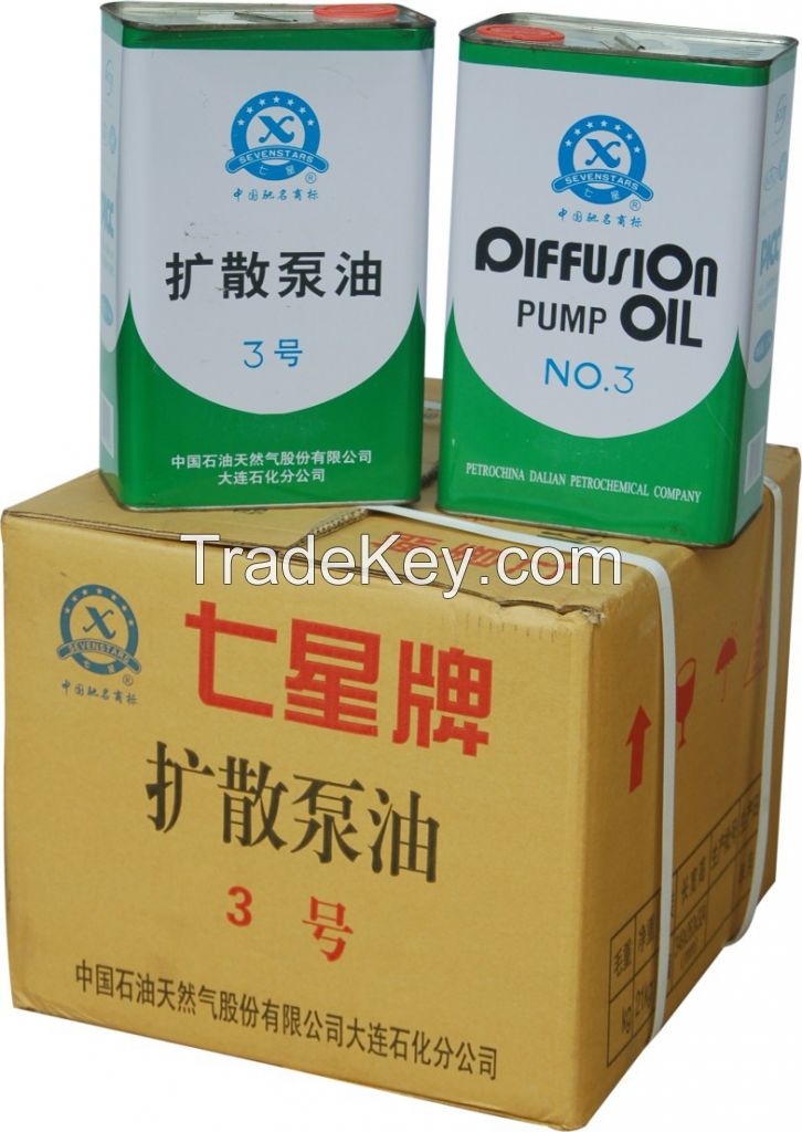 China Factory Supply Latest Design No. 3 Dalian Seven Star Diffusion Pump Oil for Vacuum Metalizing Machine Diffusion Pump/Diffusion Pump Oil for Sale