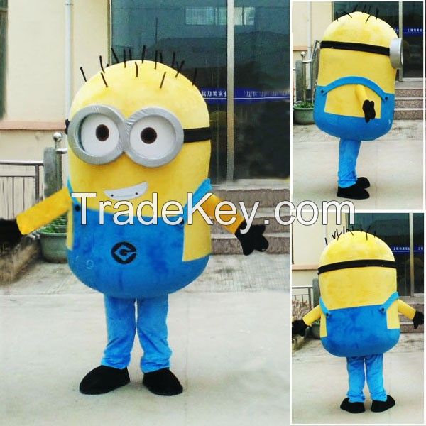 Despicable Me Minion Mascot Costume Custom Fancy Costume Anime Mascot