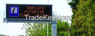 Electronic Digital Outdoor Digital Scrolling LED Message Traffic Signs on Highways