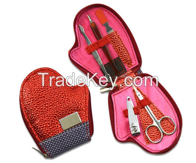 Customized logo Christmas promotional gifts manicure pedicure set, xmas gift