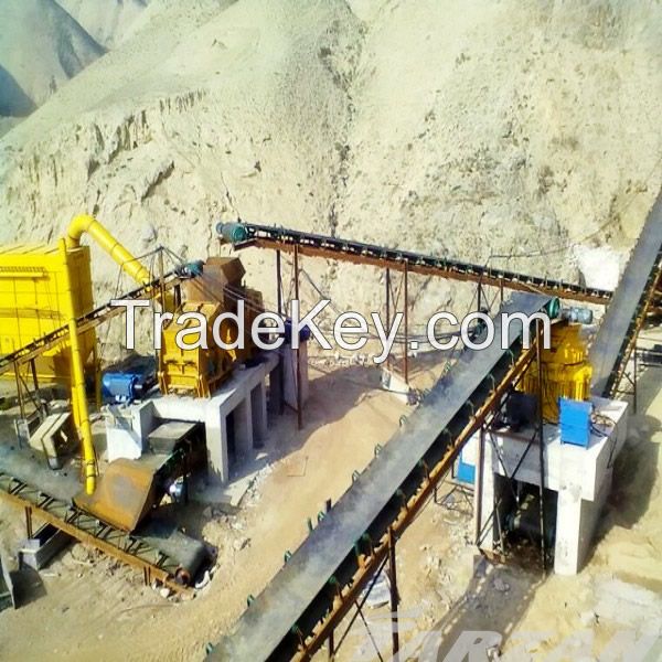 Belt conveyor for stone crusher line,sand making line in industrial production