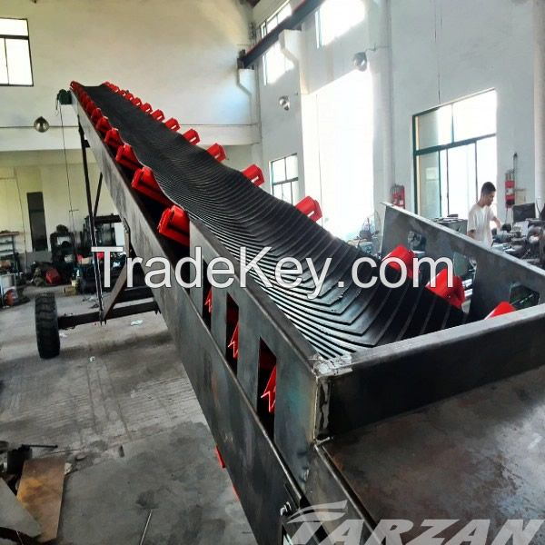 Belt conveyor for stone crusher line,sand making line in industrial production