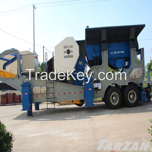 2015 Tarzan mobile crusher plant, wheel and crawler type