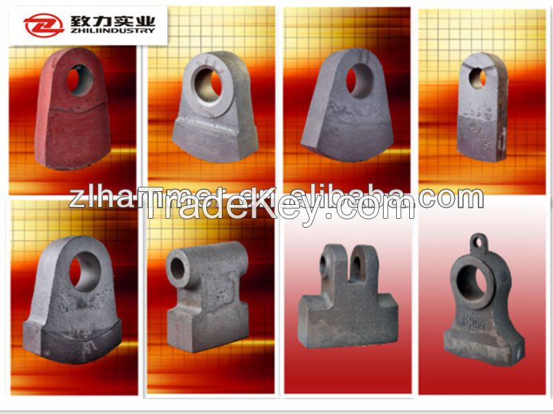 china supplier cement machinery part rock crusher hammerhead