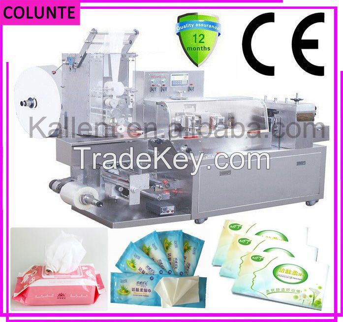 Wet tidssue packing machine