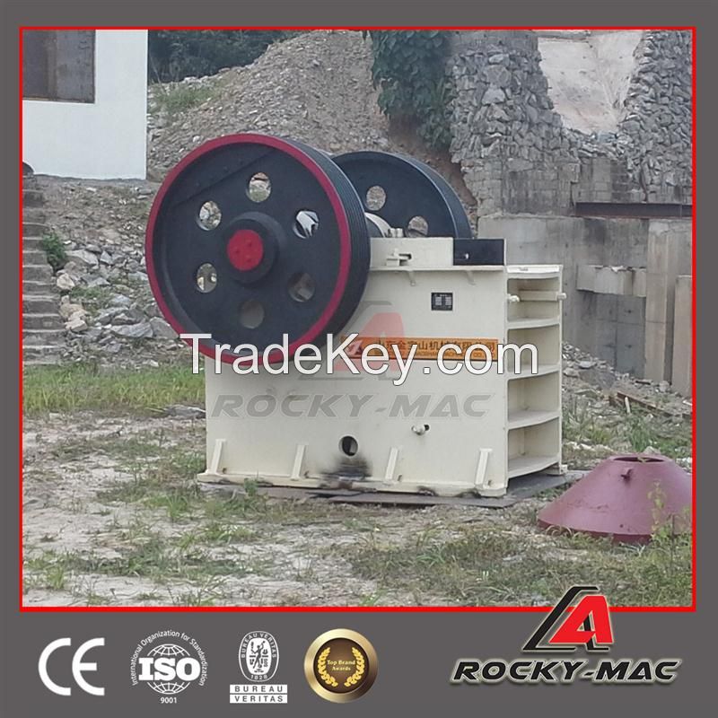 Top quality rock stone jaw crusher in China with best service and price