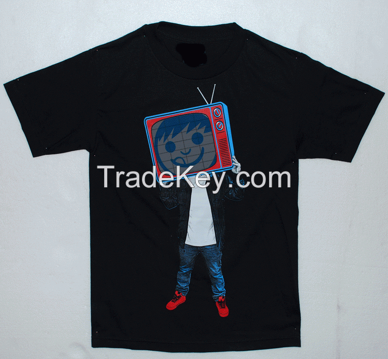 silk screen EL T shirt