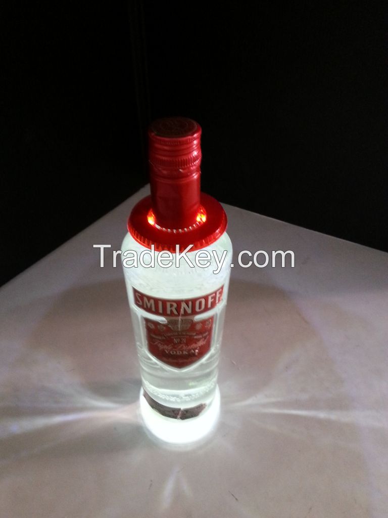 Water proof LED coaster  for bottle collar