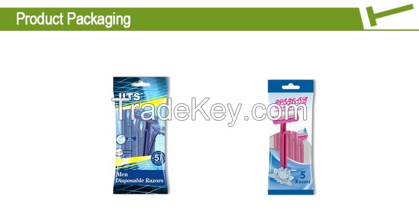 Popular man plastic disposable razor KL-2019