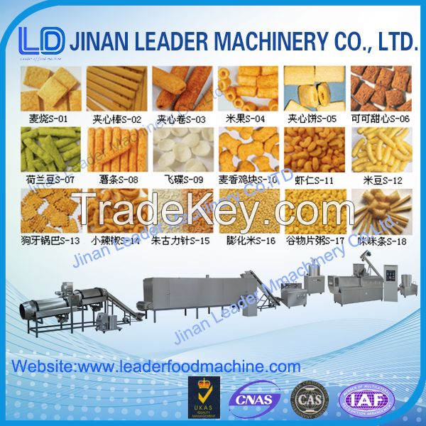 Stainless steel puffed snack food making machine made in china