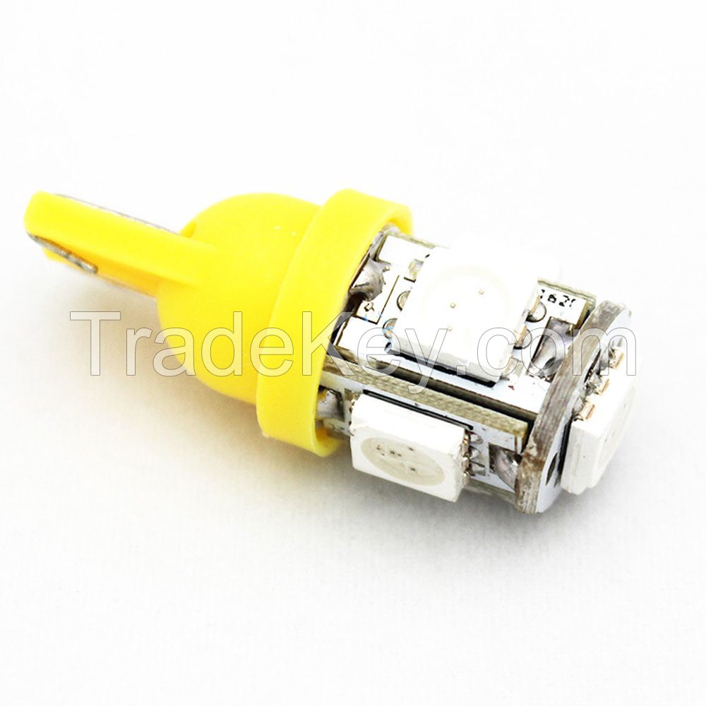 Car-Styling Modified Led Lights T10 5050 5SMD Lamp License Plate Reading Lamp Led Bulb Wide Angle