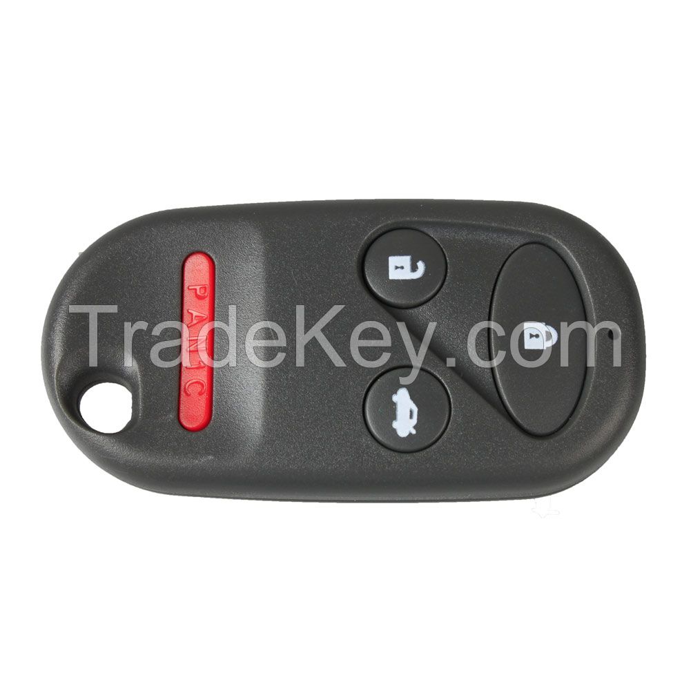 3+1 Buttons Panic Flip Replacement KeylessÂ Remote Fob Key Shell Case Key For HONDA CRV S2000 Insight Prelude Key Shell Refit