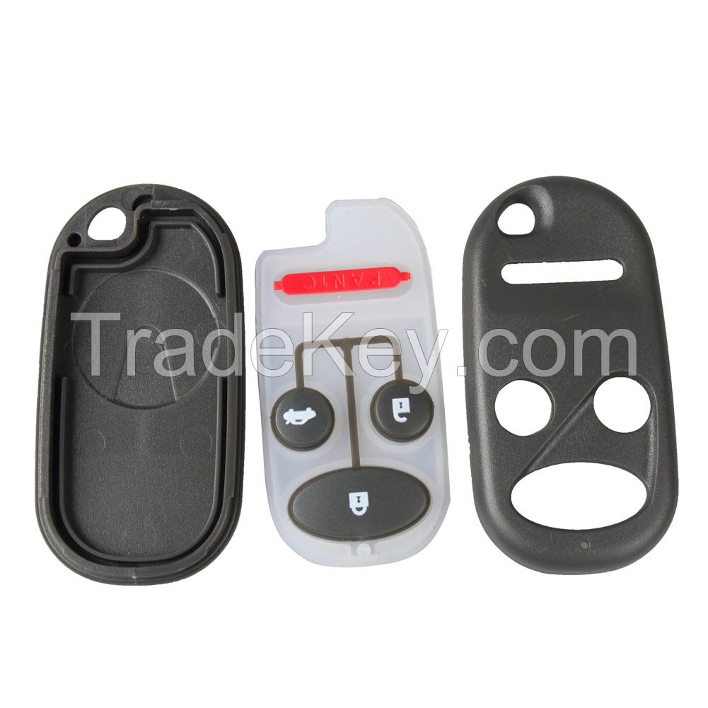 3+1 Buttons Panic Flip Replacement KeylessÂ Remote Fob Key Shell Case Key For HONDA CRV S2000 Insight Prelude Key Shell Refit