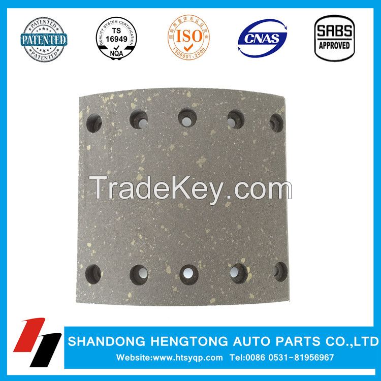 heavy truck brake lining BPW13T 19032