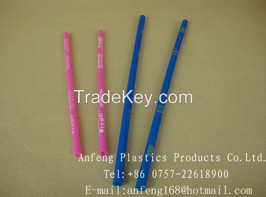 Plastic Drinking Straw with Custom Logo Printing