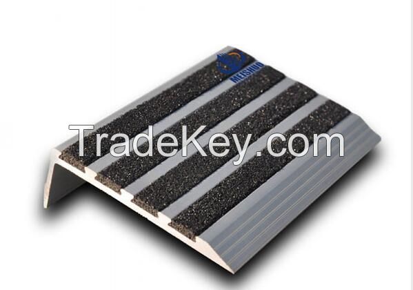 OEM factory best aluminum step cover commercial anti-slip strip for stairs