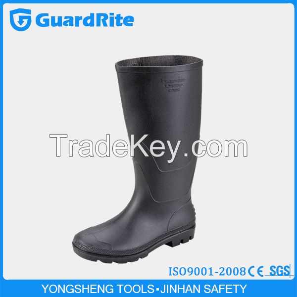 Yongsheng PVC Middle or Short Rain boots, Workplace WaterProof Gumboots