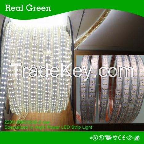 220V SMD3528 2 Row LED strip light