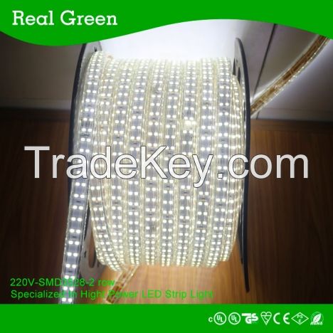 220V SMD3528 2 Row LED strip light