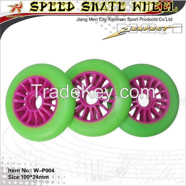 Speed inline skate wheel, inline skate pu wheel, inline pu wheel