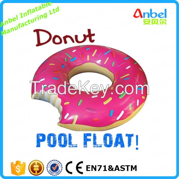 Anbel Donut Pool Float Beach Toy Swimming Tube Raft Water Lounges Mattress Fun Floatie ack0007