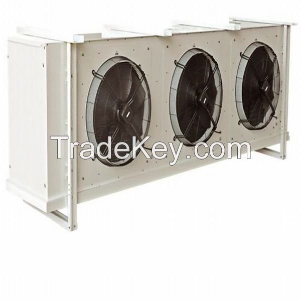 Stainless steel tube fin ammonia evaporator for cooling system