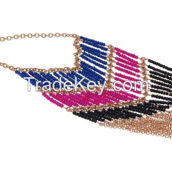 Fashionable Beaded Necklace Nice Appearance and Finish