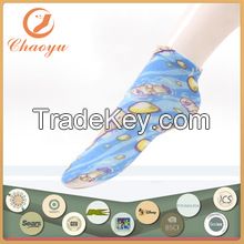 360 Sublimation Yellow Nessie Print Royal Blue Socks