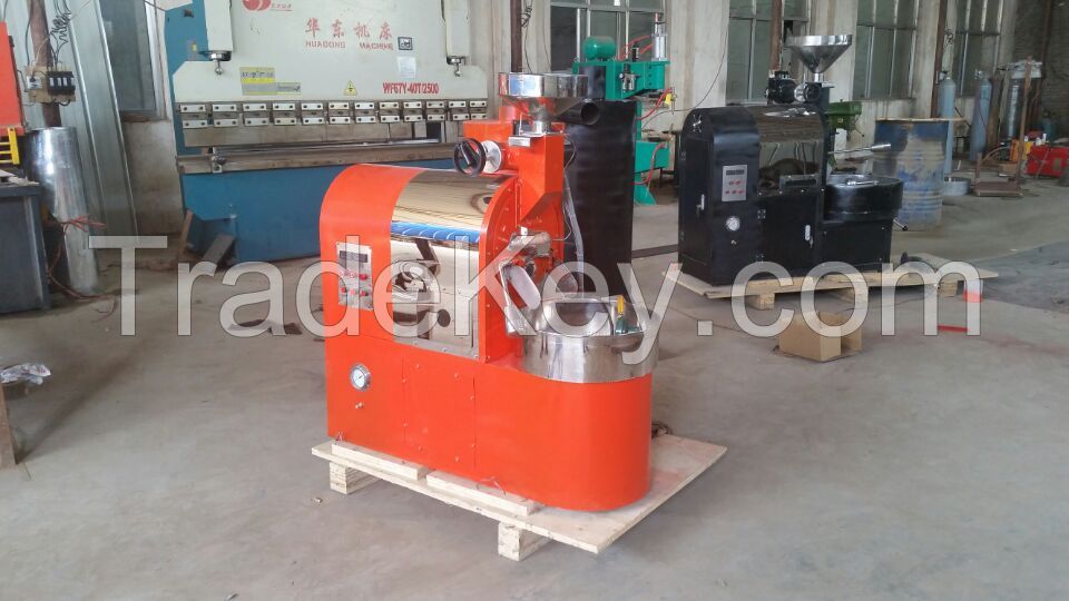 Stainless steel coffee roasting machine