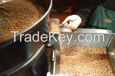 Stainless steel coffee roasting machine