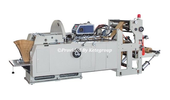 High speed food paper bag making machine