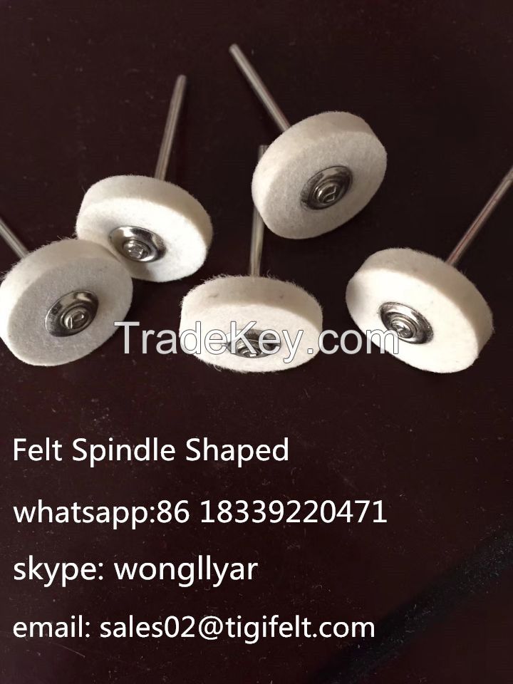 Felt Spindle Shaped For Jewelry Polishing/Teeth Polishing