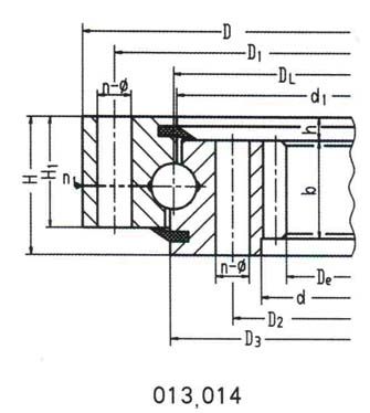 Single-Row Ball Four-Point Contact Ball Slewing Bearing