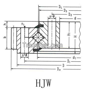 Single-Row Crossed Roller Slewing Ring