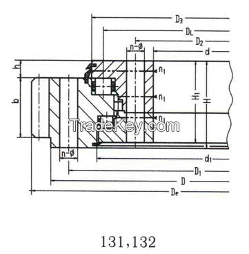 Three-Row Roller Slewing Bearing (Standard 13 Series)