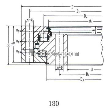 Three-Row Roller Slewing Bearing (Standard 13 Series)