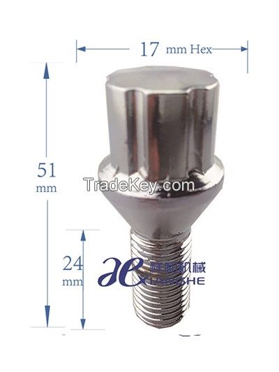 High Tensile 10.9 Grade M14/ M12 Spline Lug Bolts