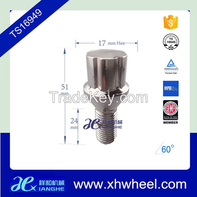 High Tensile 10.9 Grade M14/ M12 Spline Lug Bolts