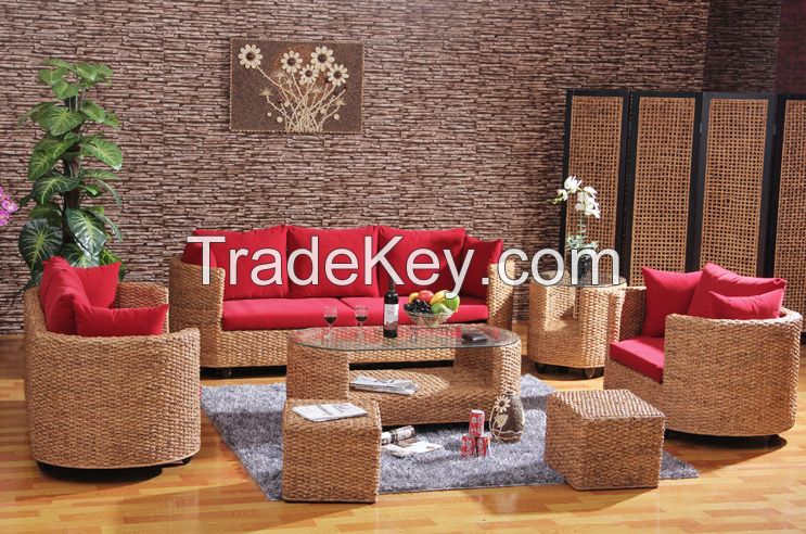 European Home Rattan Furniture Living Room Sofa Sets