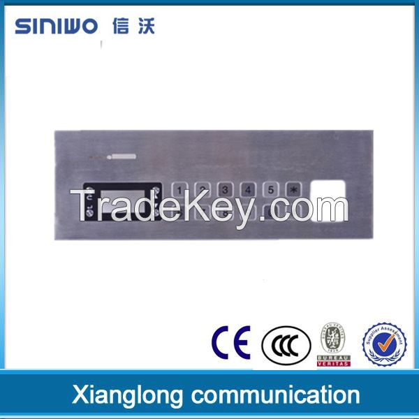 High quality stainless steel keyboard with 12 buttom