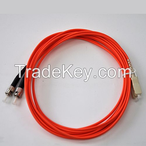 ST-SC Multi-mode Fiber Optic Patch Cord