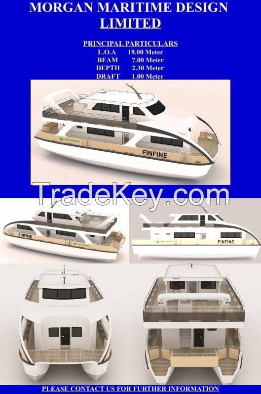 New 19.00 Meter Catamaran Passenger Ferry