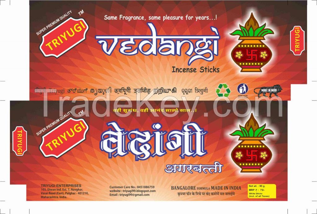 Vedangi Supper premium Agarbatti (Incense Sticks)