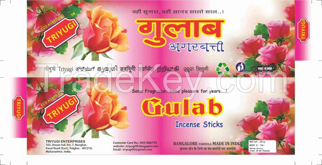 Gulab Agarbatti (Incense Sticks)